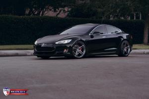 Tesla Model S by EVS Motors on Vossen Wheels 2017 года